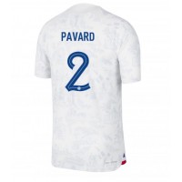Moški Nogometni dresi Francija Benjamin Pavard #2 Gostujoči SP 2022 Kratek Rokav